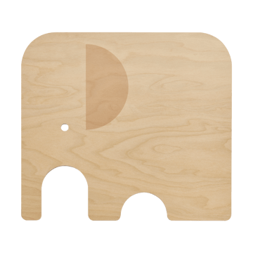 Elephant Chop & Serve Cutting Board M - Pink - Muurla