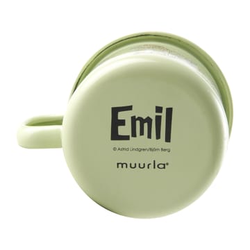 Emil and Ida enamel mug 2.5 dl - Green - Muurla