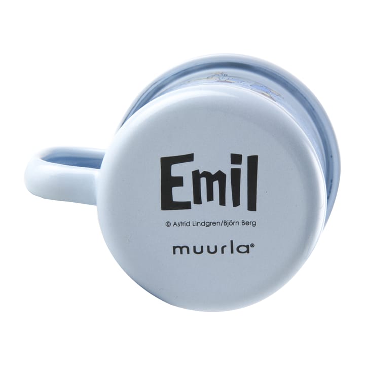 Emil in Lönneberga enamel mug 1.5 dl - Light blue - Muurla