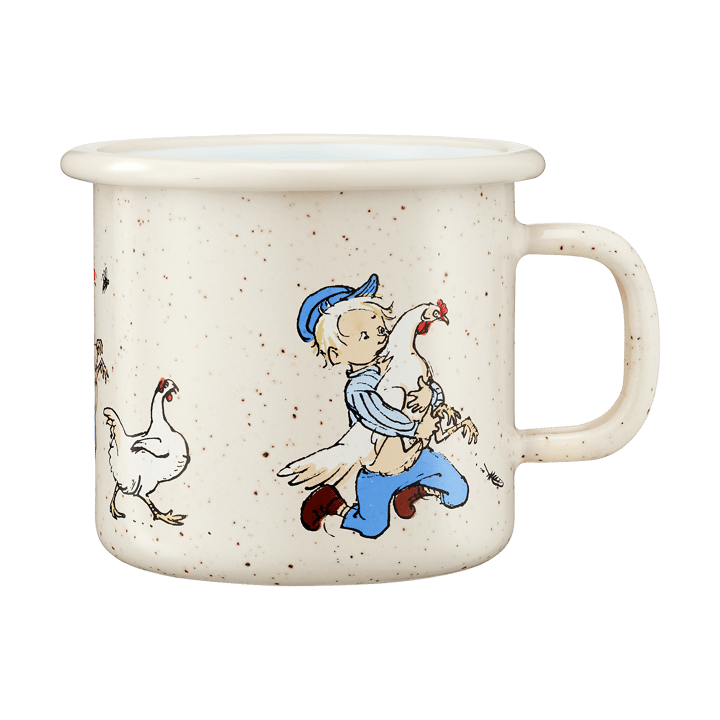 Emil in Lönneberga enamel mug 2.5 dl - Cluck Cluck - Muurla