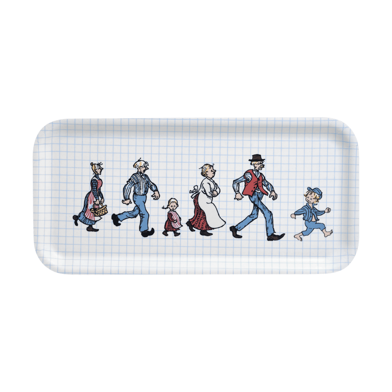 Muurla Emil The Katthult Folks tray 13x27 cm Birch