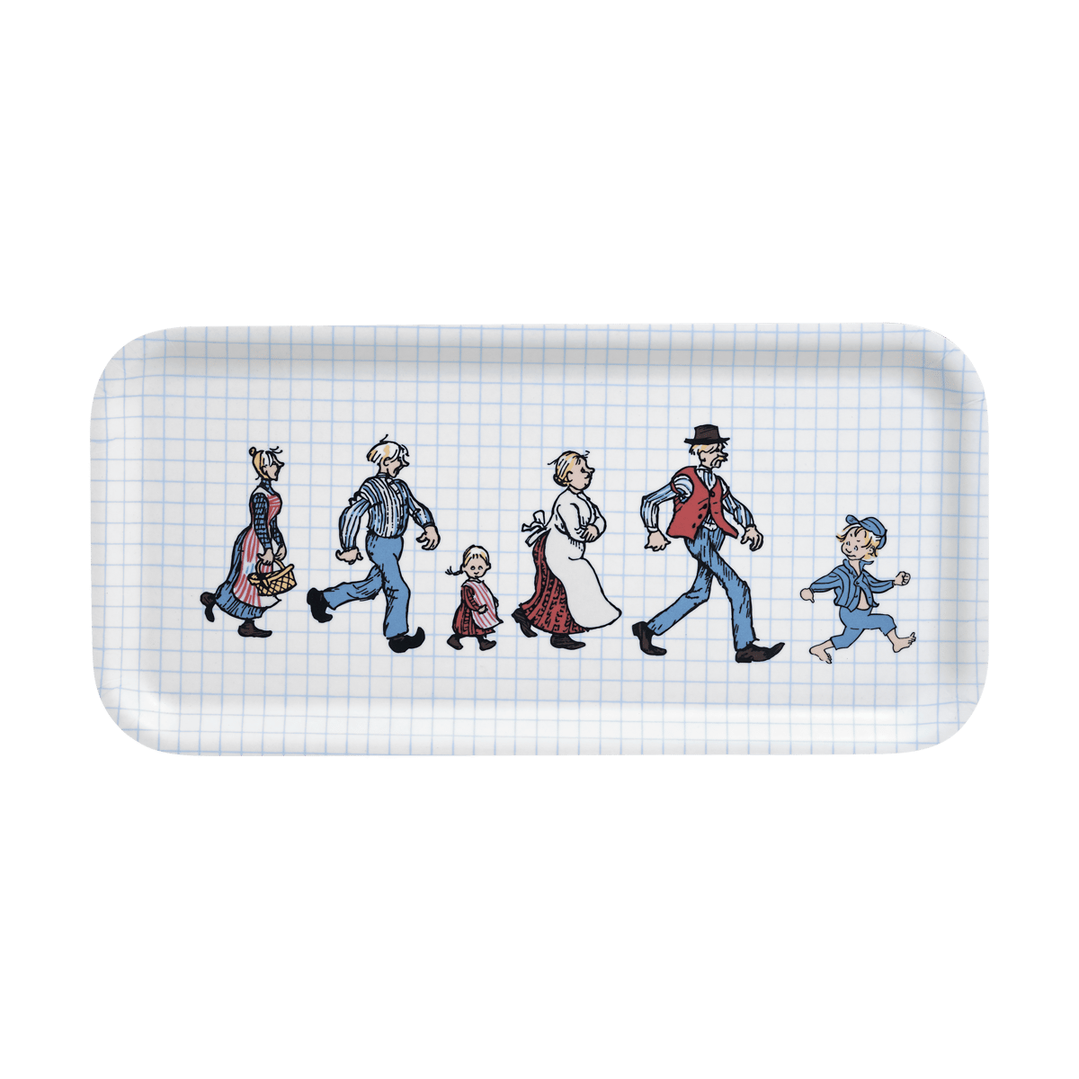 Muurla Emil The Katthult Folks tray 13x27 cm Birch