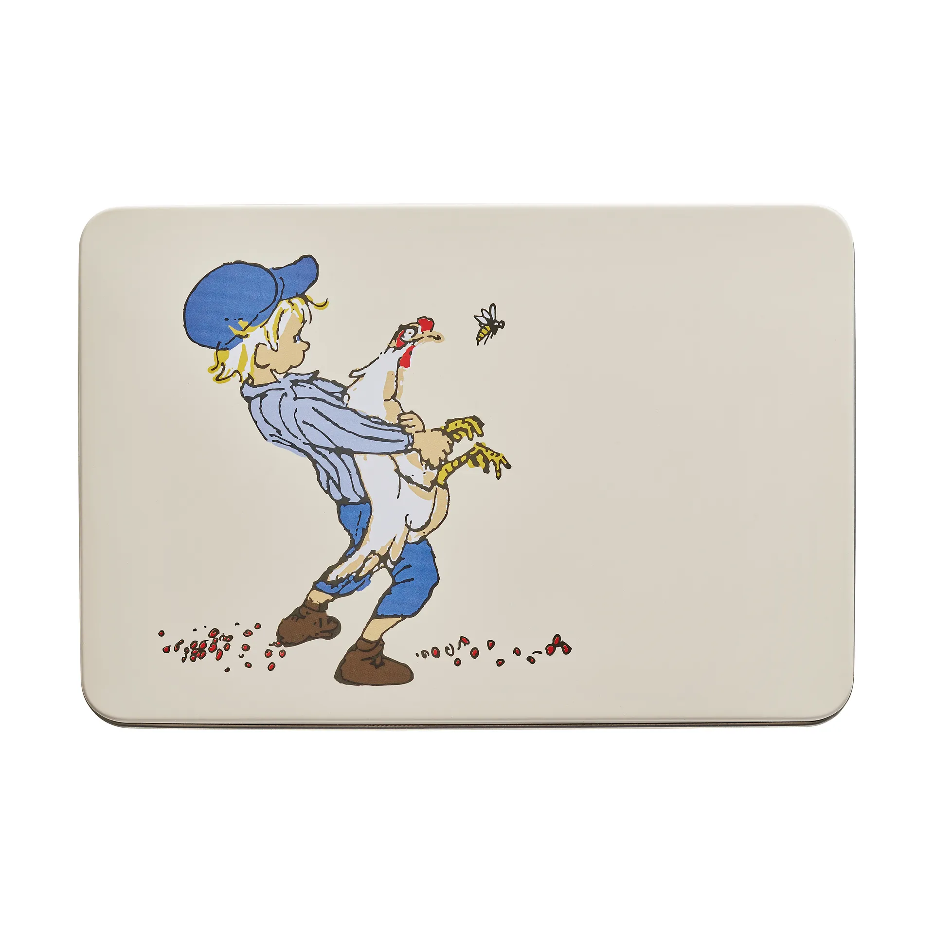 Emil Tin Canister 18x12x6 cm, Cluck Cluck Muurla