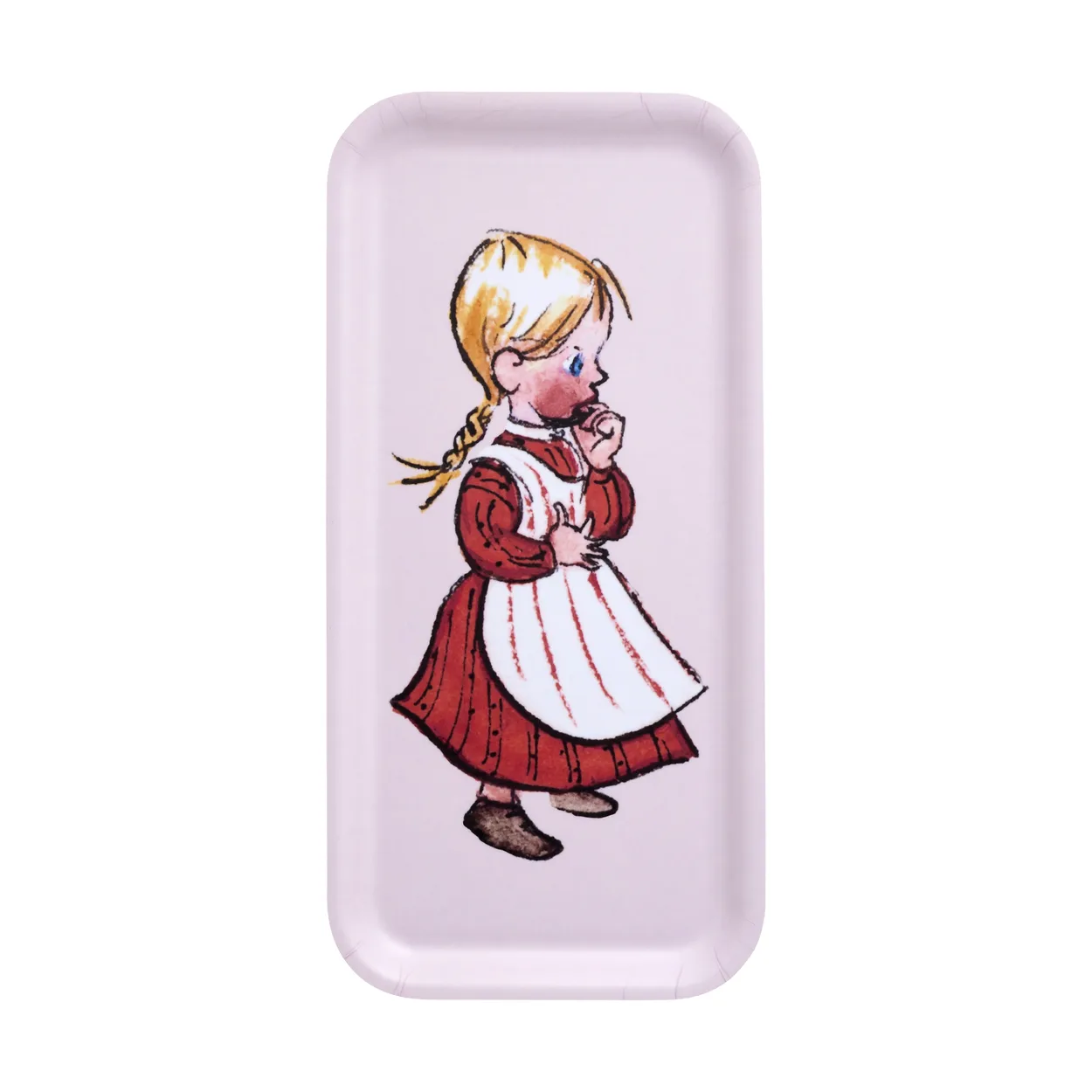 Muurla Emil tray 13x27 cm Ida | Scandinavian Design | Trays | Pink