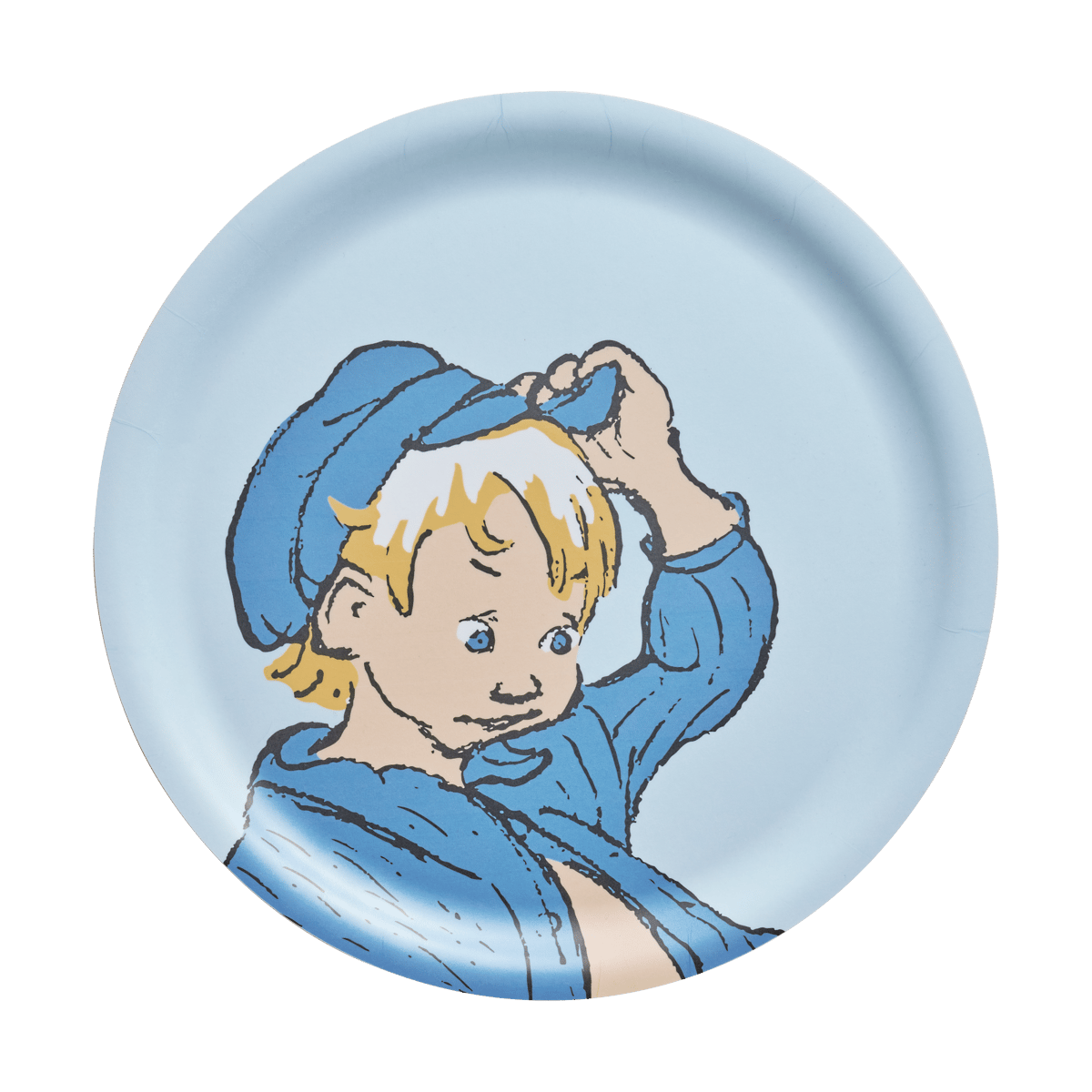 Muurla Emil tray o25 cm Blue | Scandinavian Design | Trays | Blue