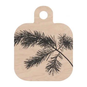 Forest cutting board 25x32 cm - Natural-black - Muurla