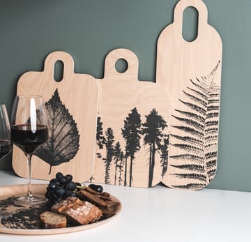 Forest cutting board 25x32 cm - Natural-black - Muurla