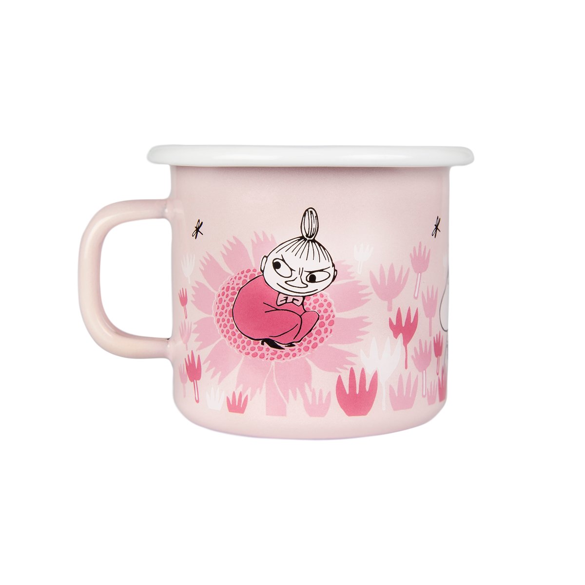 Muurla Girls enamel mug 25 cl Pink | Scandinavian Design | Moomin mugs | Pink