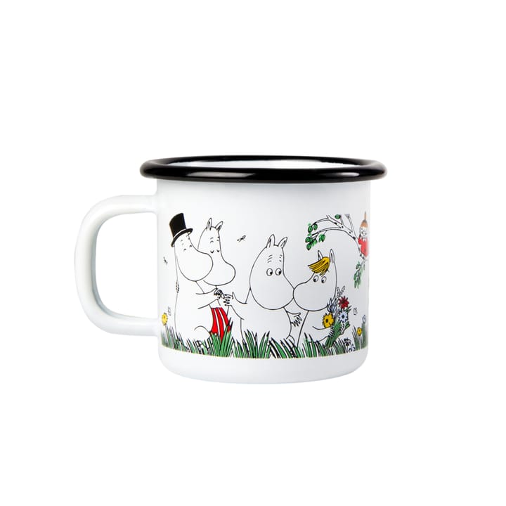 Glada familjen enamel mug 1.5 dl - Gladafamiljen - Muurla