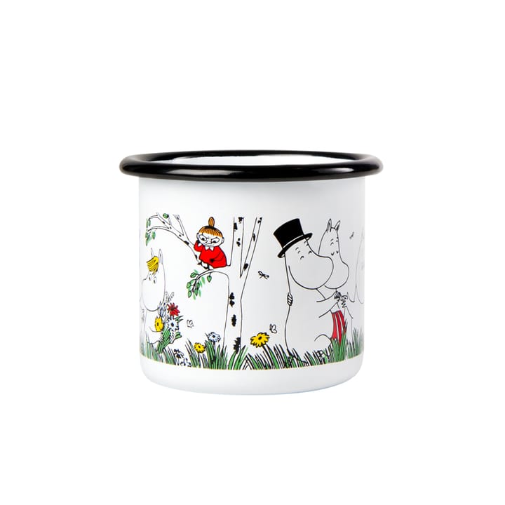 Glada familjen enamel mug 1.5 dl - Gladafamiljen - Muurla