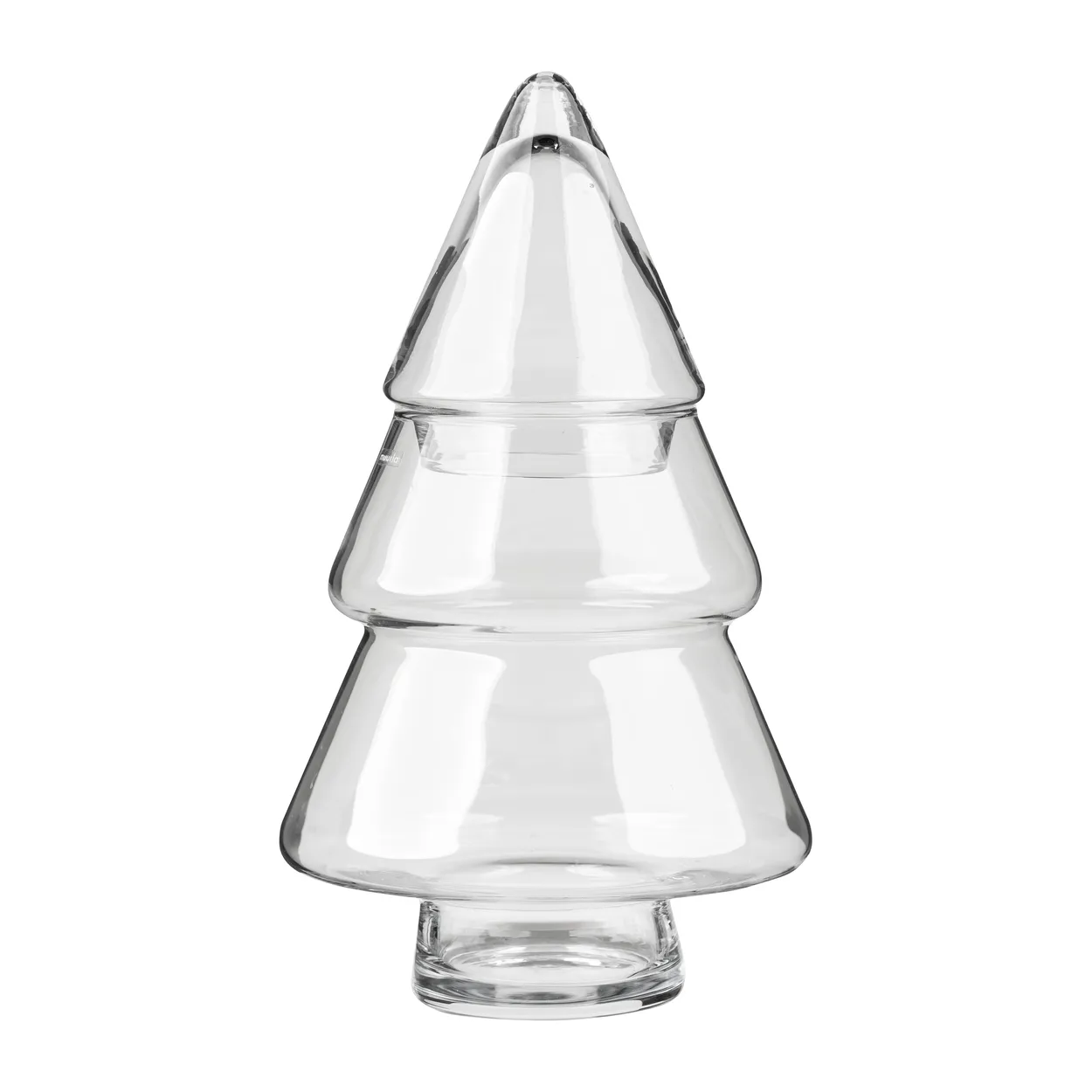Muurla Glass tree glassjar with lid 30 cm | Scandinavian Design | Storage jars | Transparent