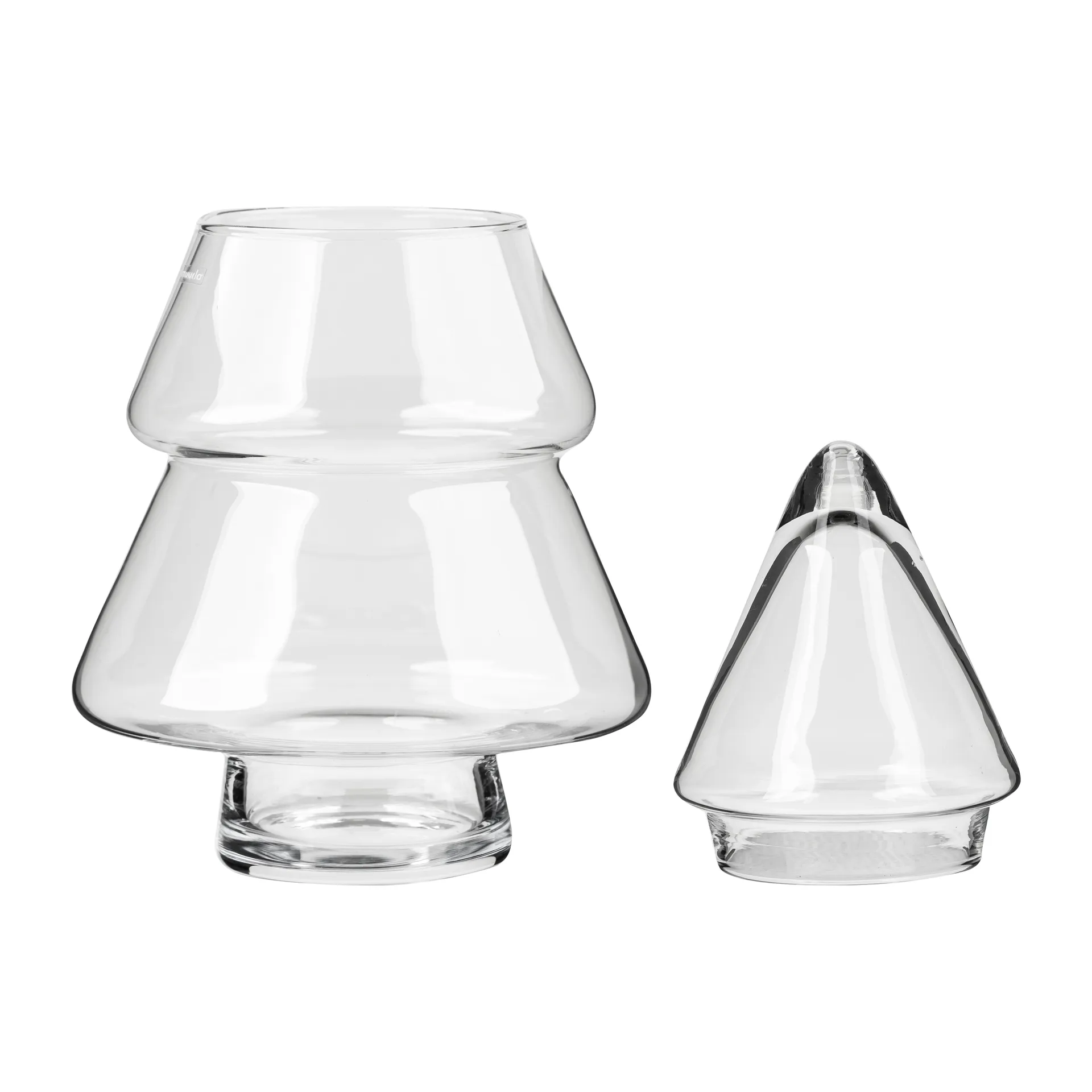 Glass tree glassjar with lid, 30 cm Muurla
