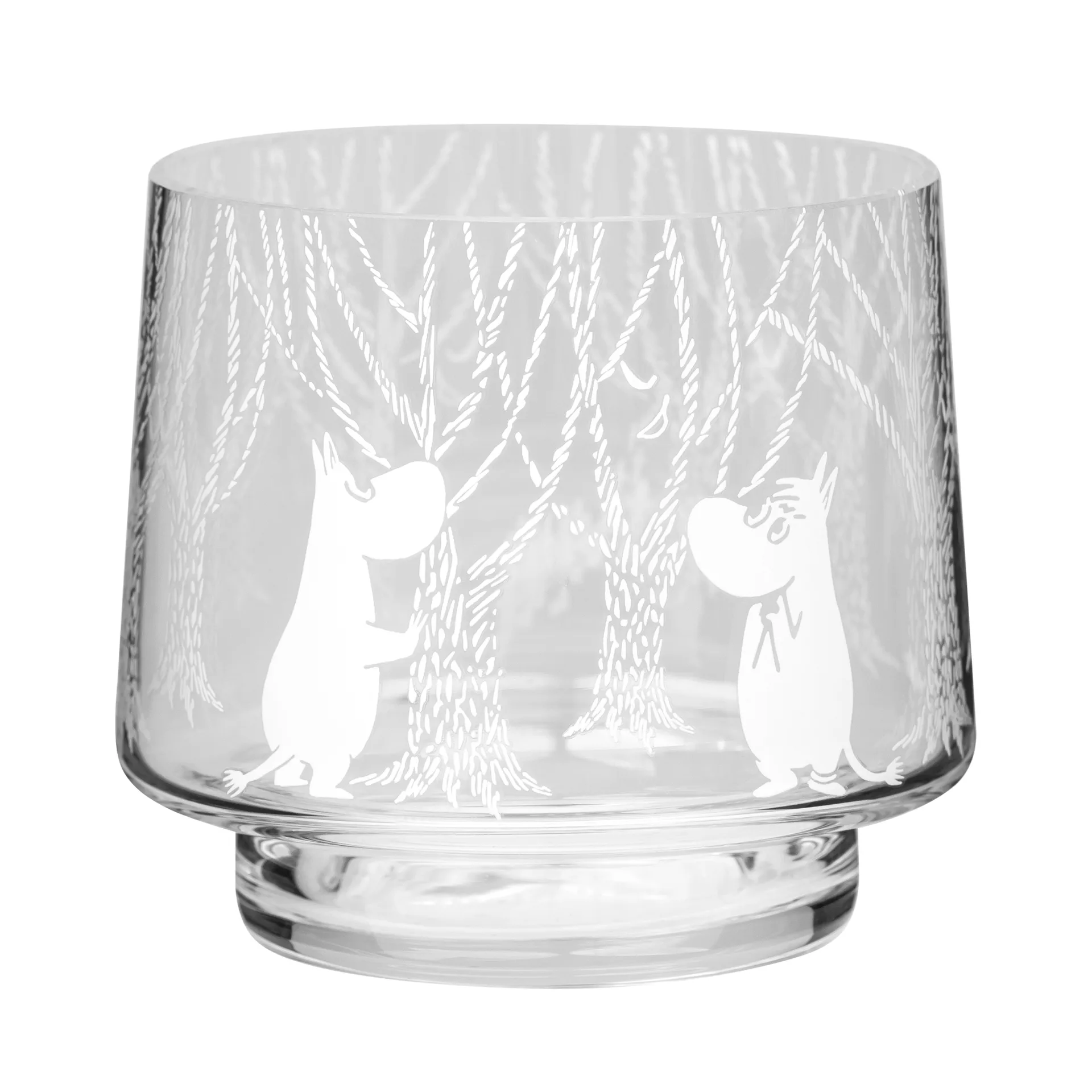 In the Woods tealight holder/bowl 8 cm, clear-white Muurla
