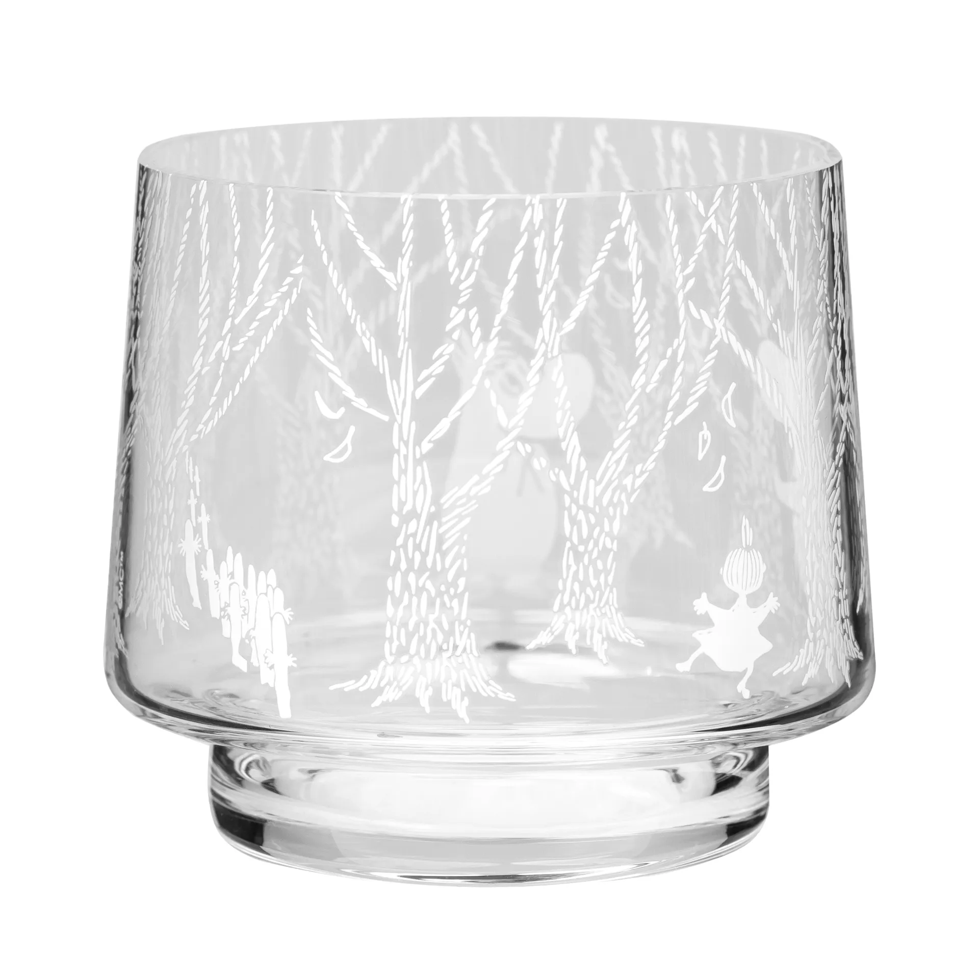 In the Woods tealight holder/bowl 8 cm, clear-white Muurla