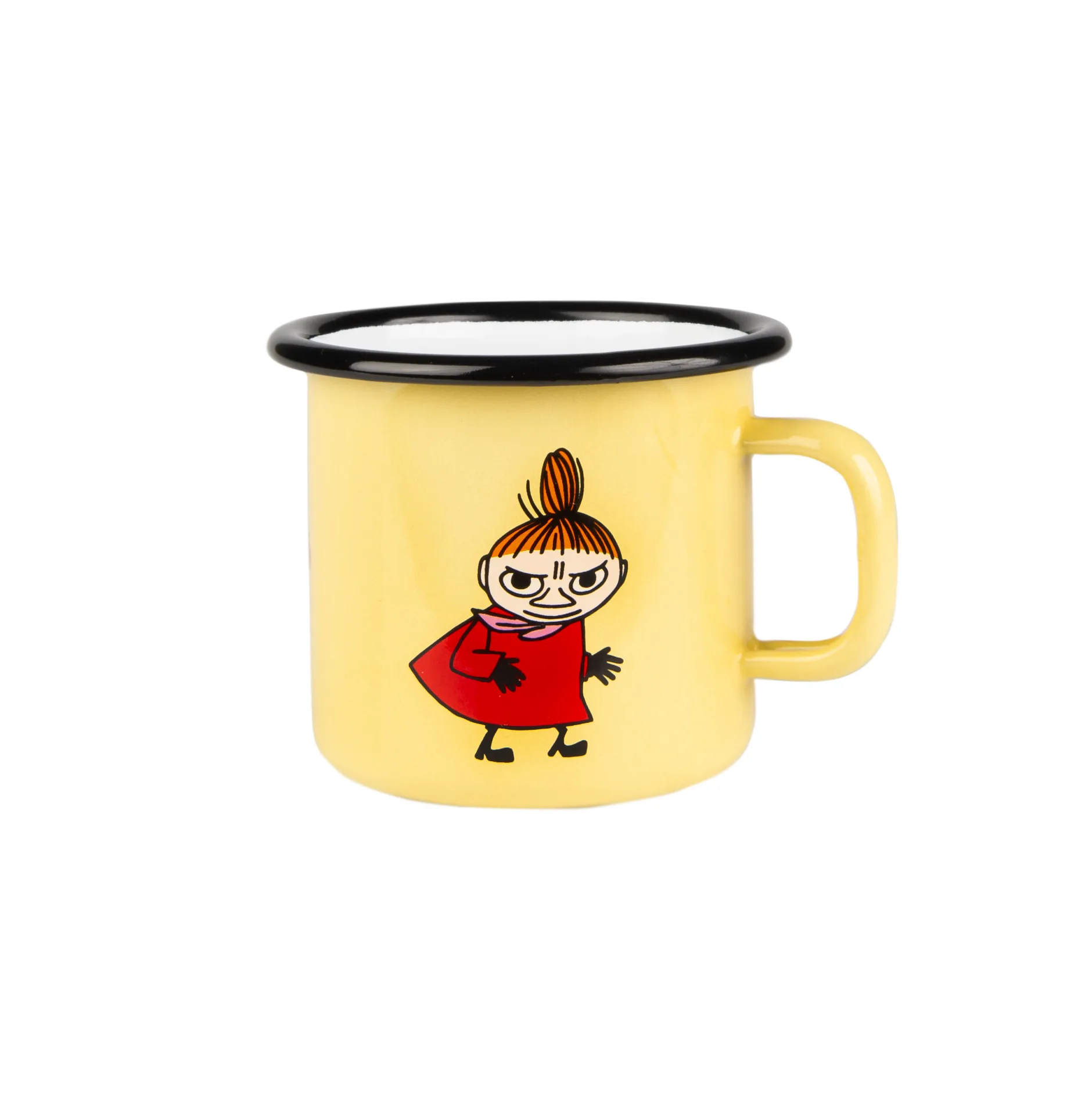 Little My enamel mug 25 cl, Yellow Muurla