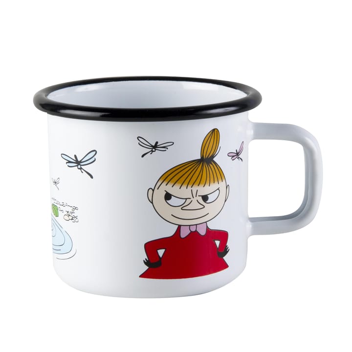 Little My enamel mug white - 3.7 dl - Muurla