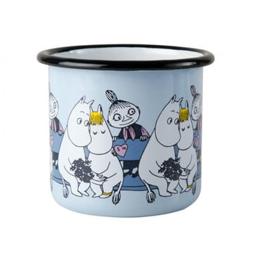 Little My, Moomin and Snorkmaiden enamal mug - 3.7 dl - Muurla
