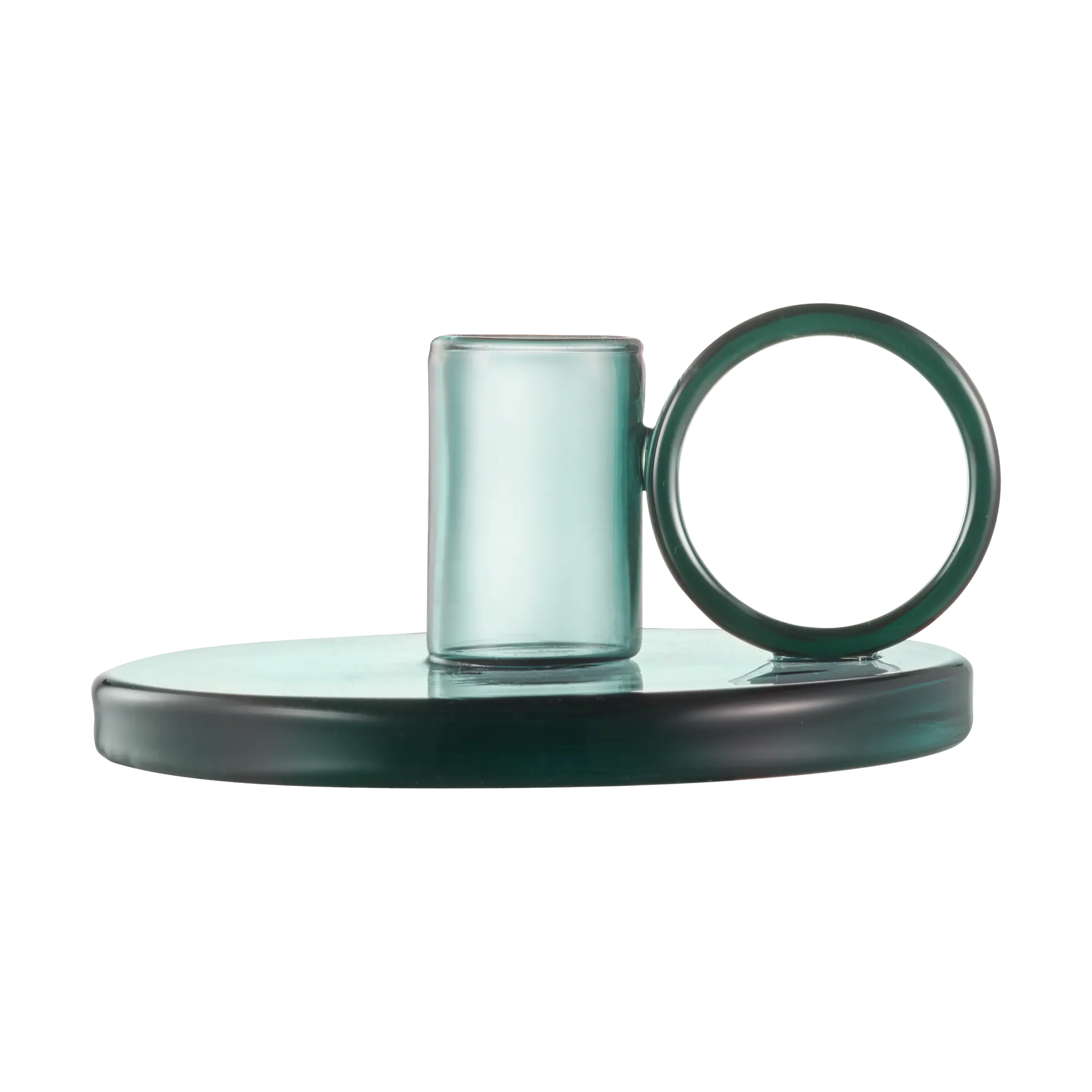Loop candle holder Ø11 cm, Teal Muurla
