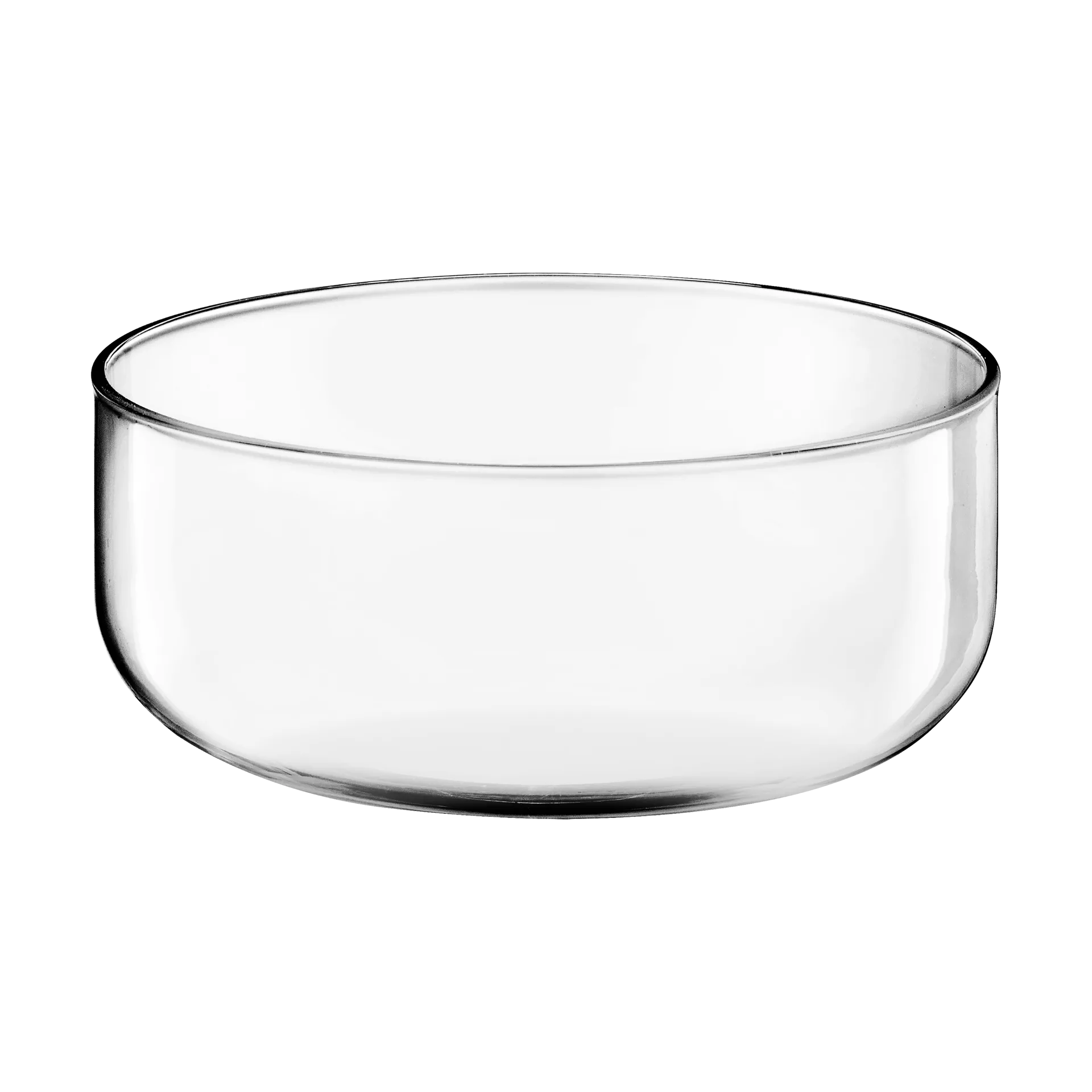 Loop low bowl with lid Ø15 cm, Klar-teal-amber Muurla