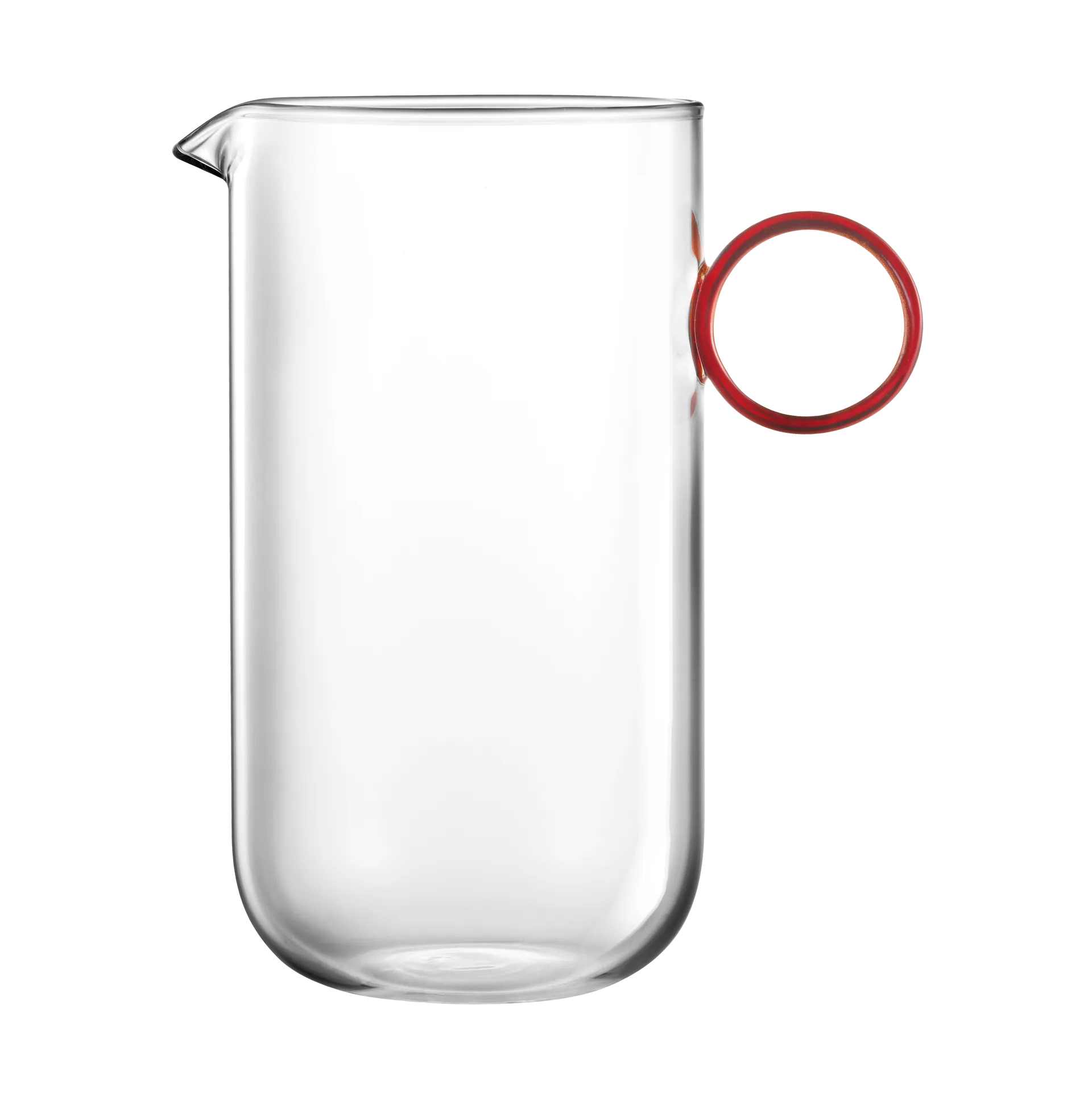 Loop milk jug 60 cl, Clear-amber Muurla