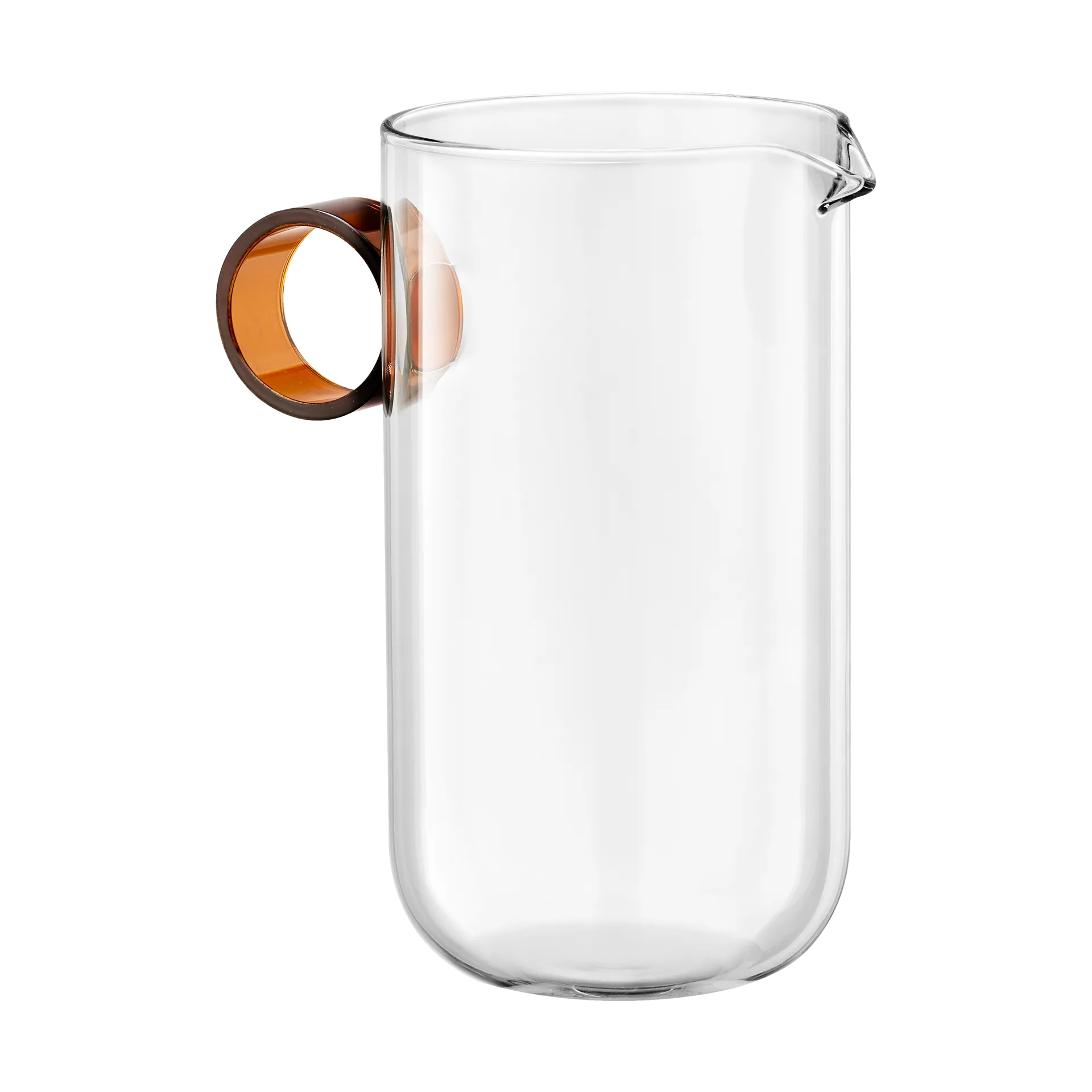 Loop milk jug 60 cl, Clear-amber Muurla