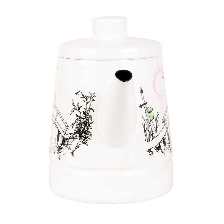 Missing you coffee pot enamel 1.6 l - white - Muurla