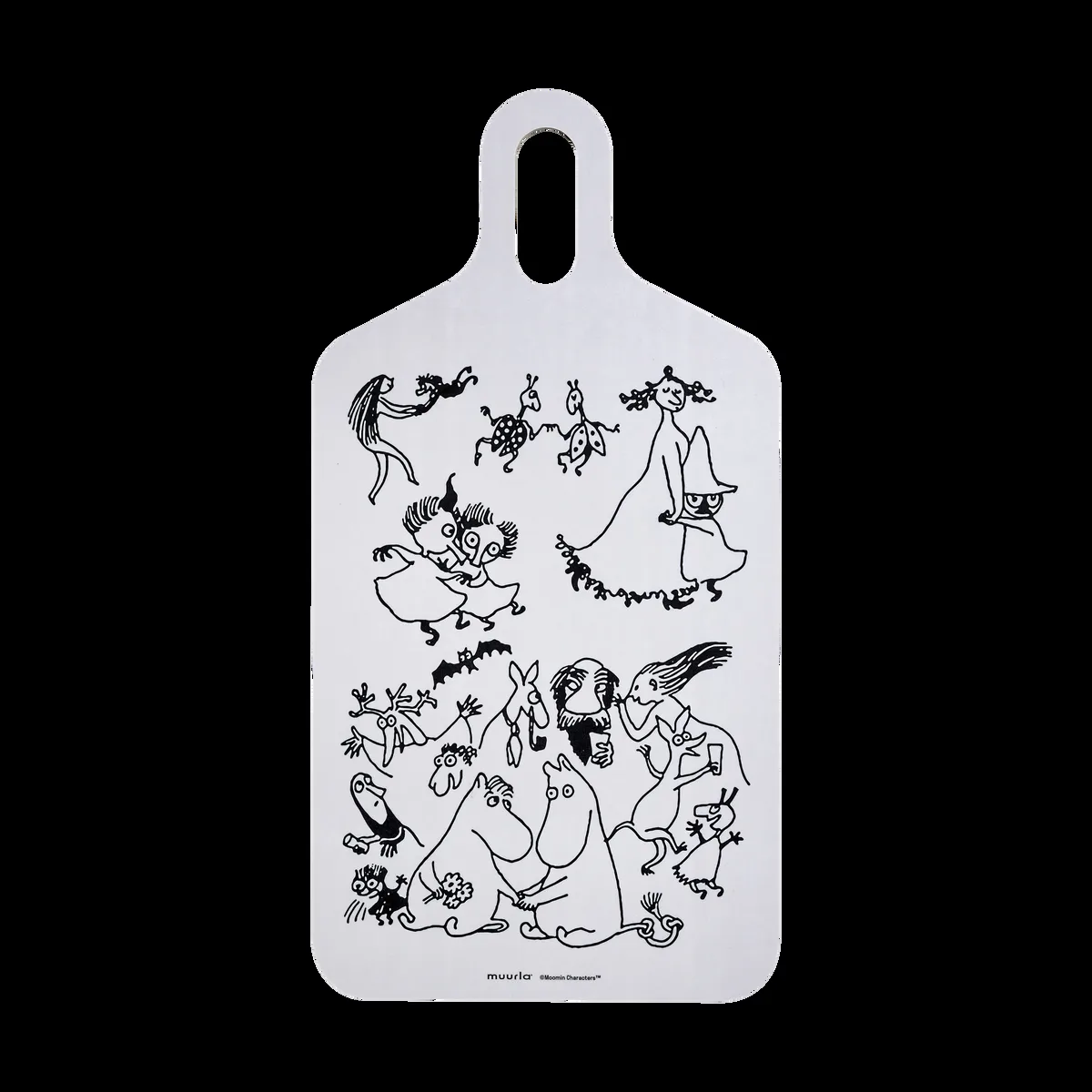 Muurla Moomin 80 cutting board 23x44 cm White