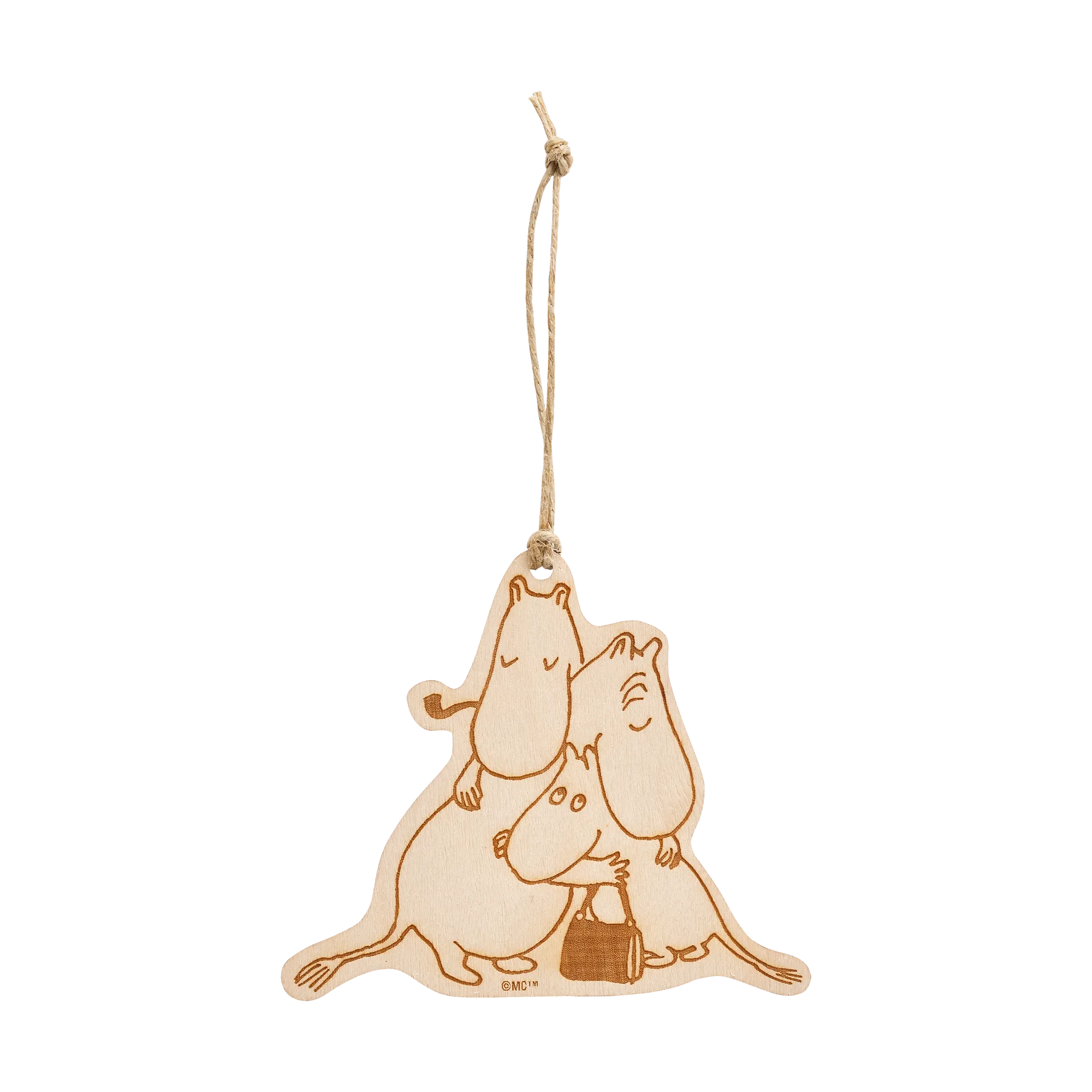 Moomin 80 decoration pendant, Beige Muurla