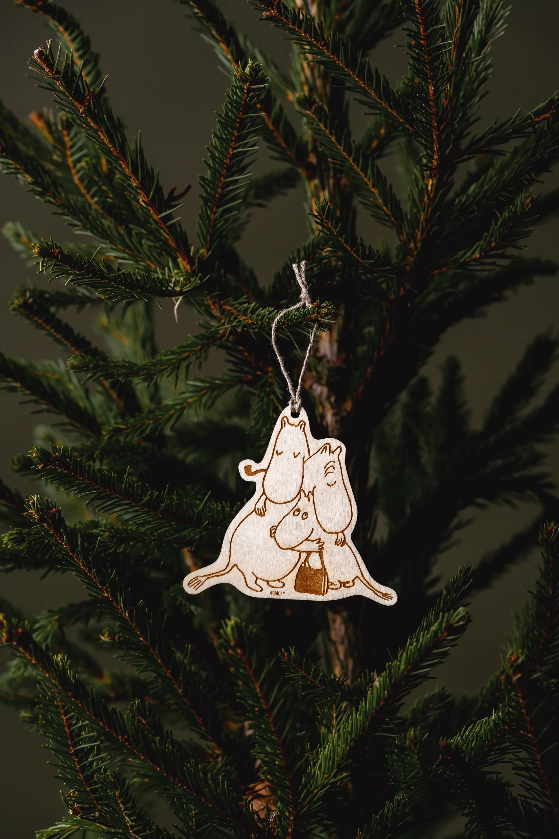 Moomin 80 decoration pendant, Beige Muurla