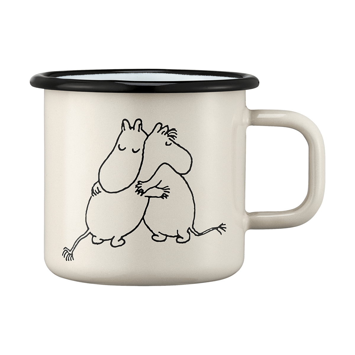 Muurla Moomin 80 enamel mug 37 cl White | Scandinavian Design | Coffee cups | White