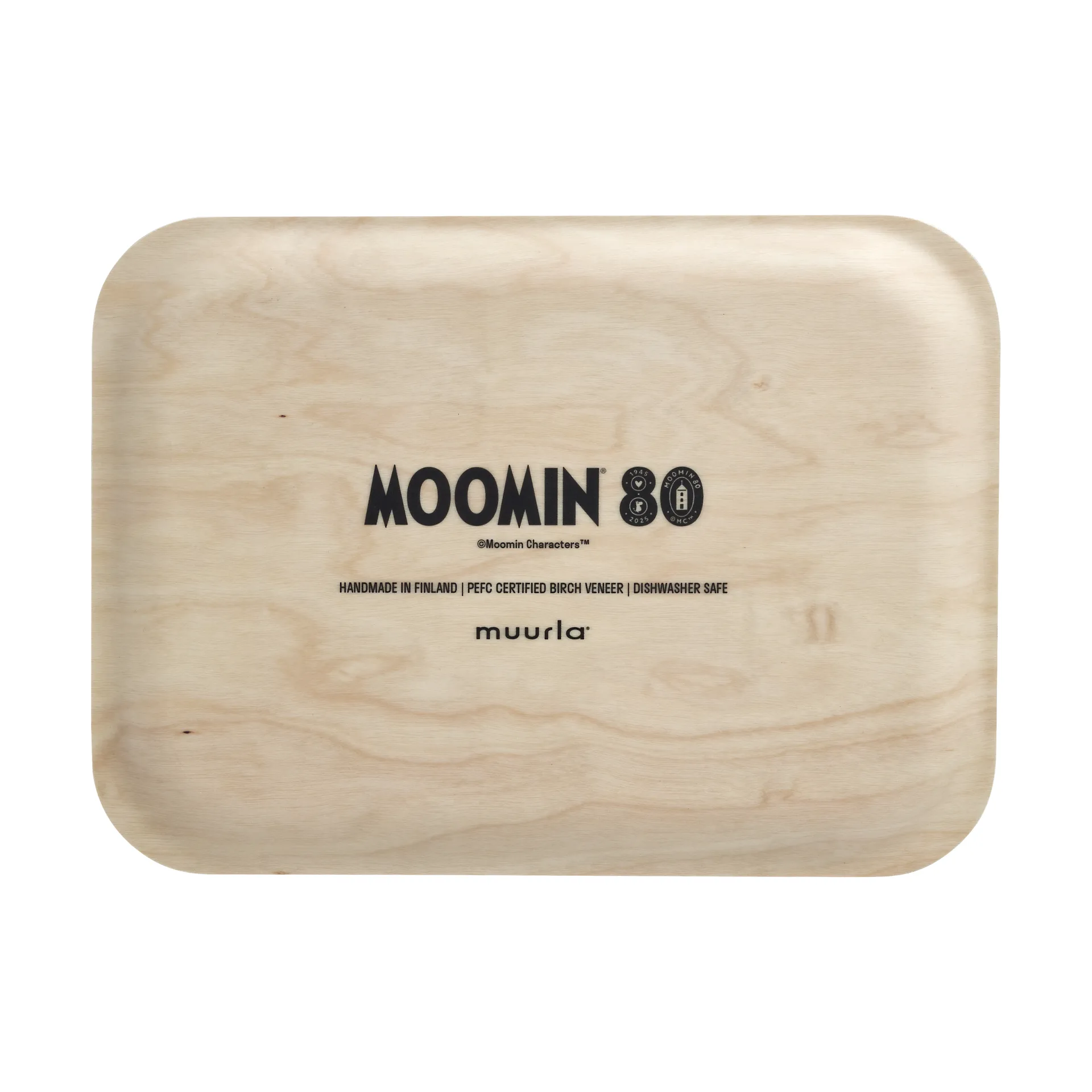 Moomin 80 tray 20x27 cm, Birch Muurla