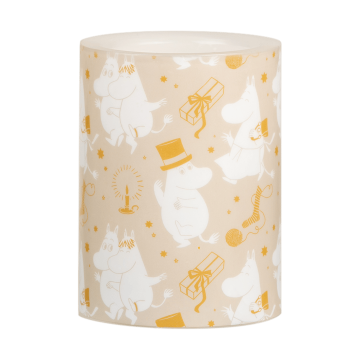 Moomin block candle LED 10 cm - Sparkling stars - Muurla