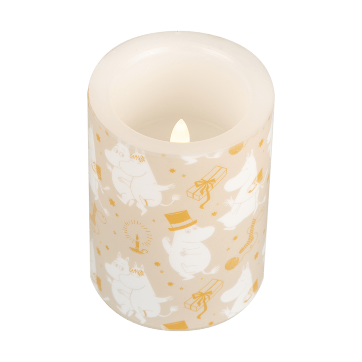 Moomin block candle LED 10 cm - Sparkling stars - Muurla
