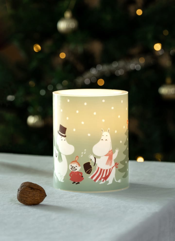 Moomin block candle LED 12,5 cm - Festive spirits - Muurla