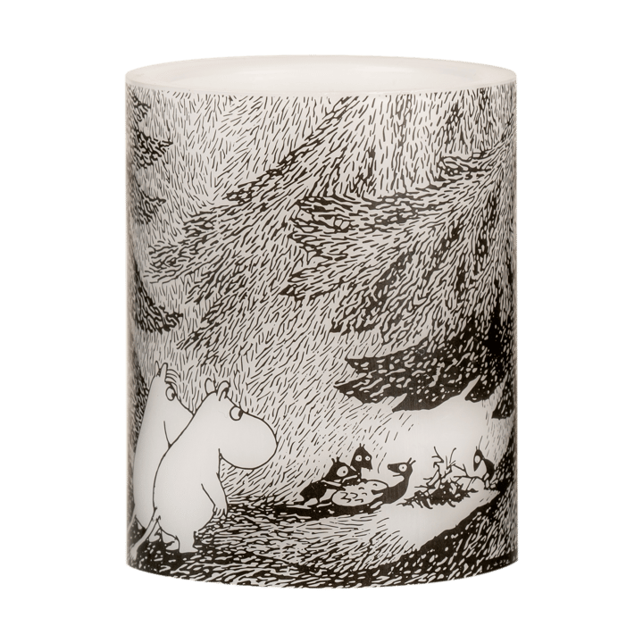 Moomin block candle LED 12,5 cm - Under the trees - Muurla