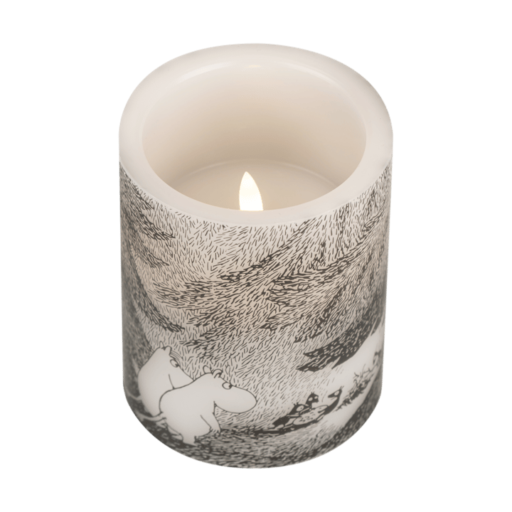 Moomin block candle LED 12,5 cm - Under the trees - Muurla