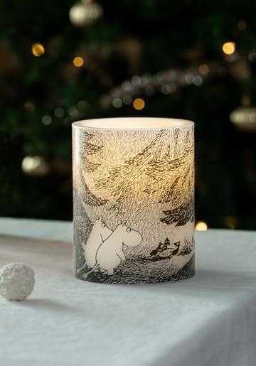 Moomin block candle LED 12,5 cm - Under the trees - Muurla
