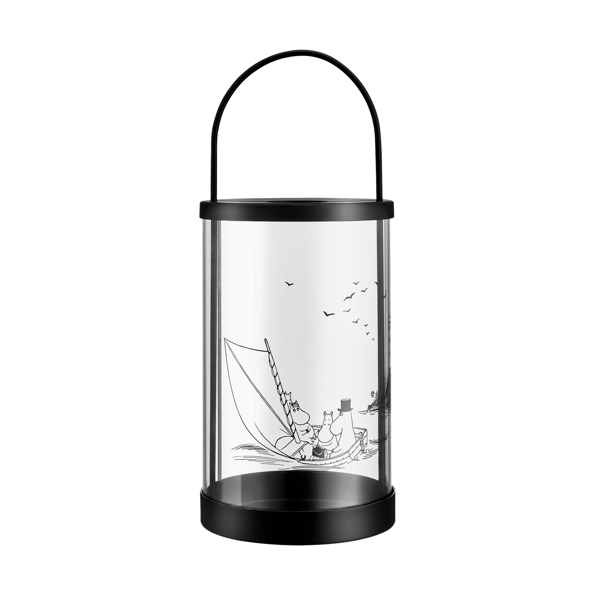 Muurla Moomin candle lantern Sailors | Scandinavian Design | Tea light holders, lanterns & candle dishes | Black