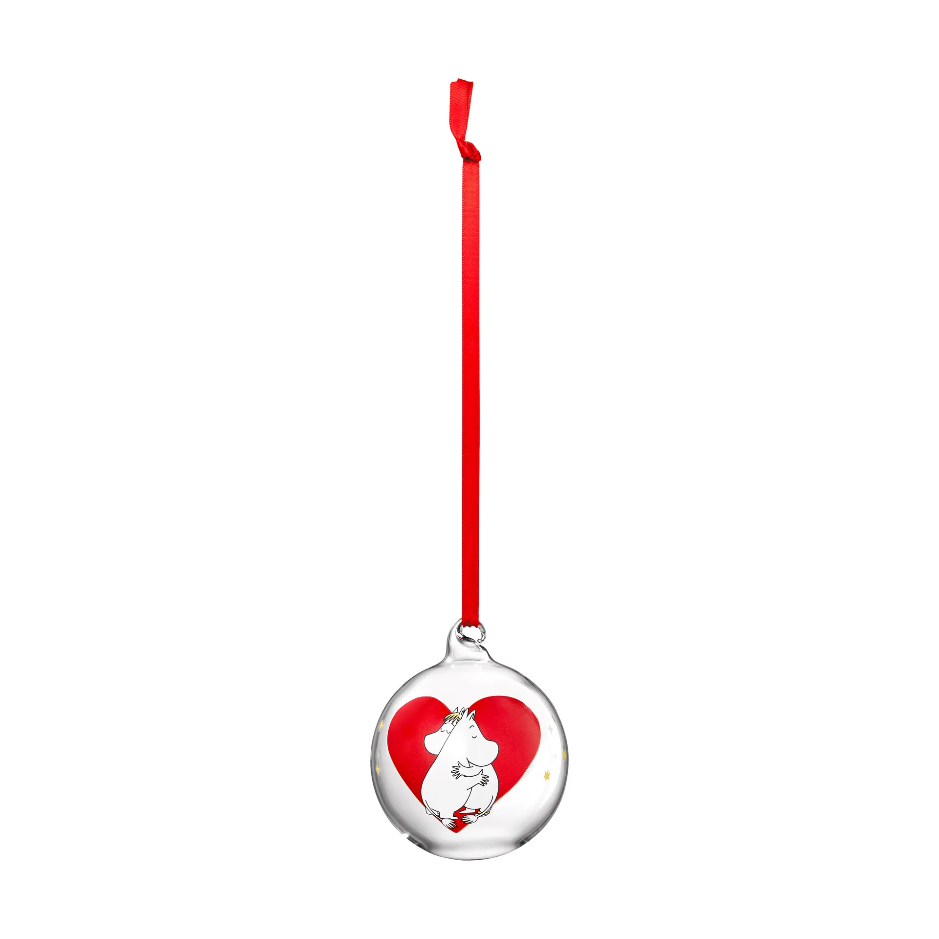 Moomin Christmas bauble Ø7 cm, Heart Muurla