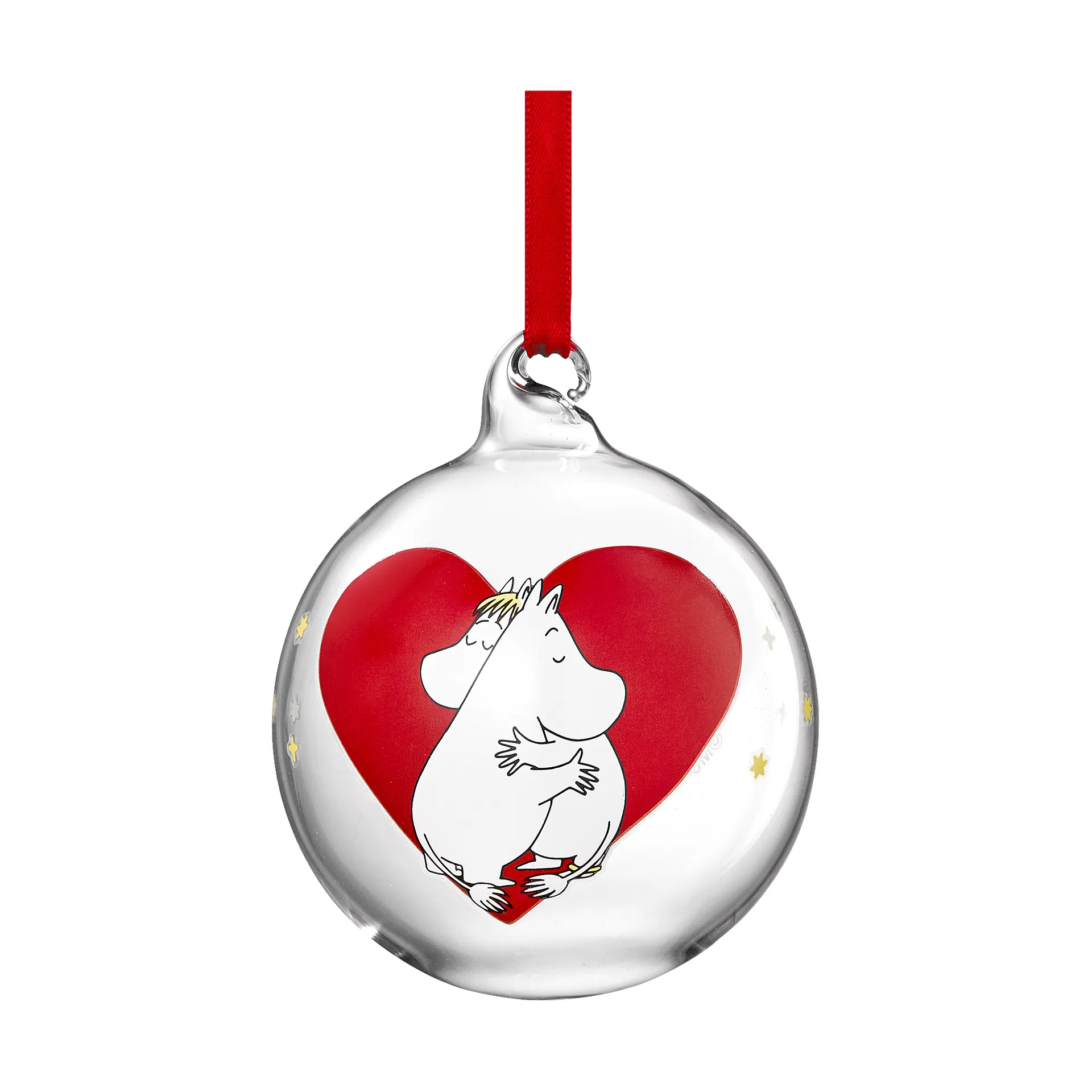 Moomin Christmas bauble Ø7 cm, Heart Muurla