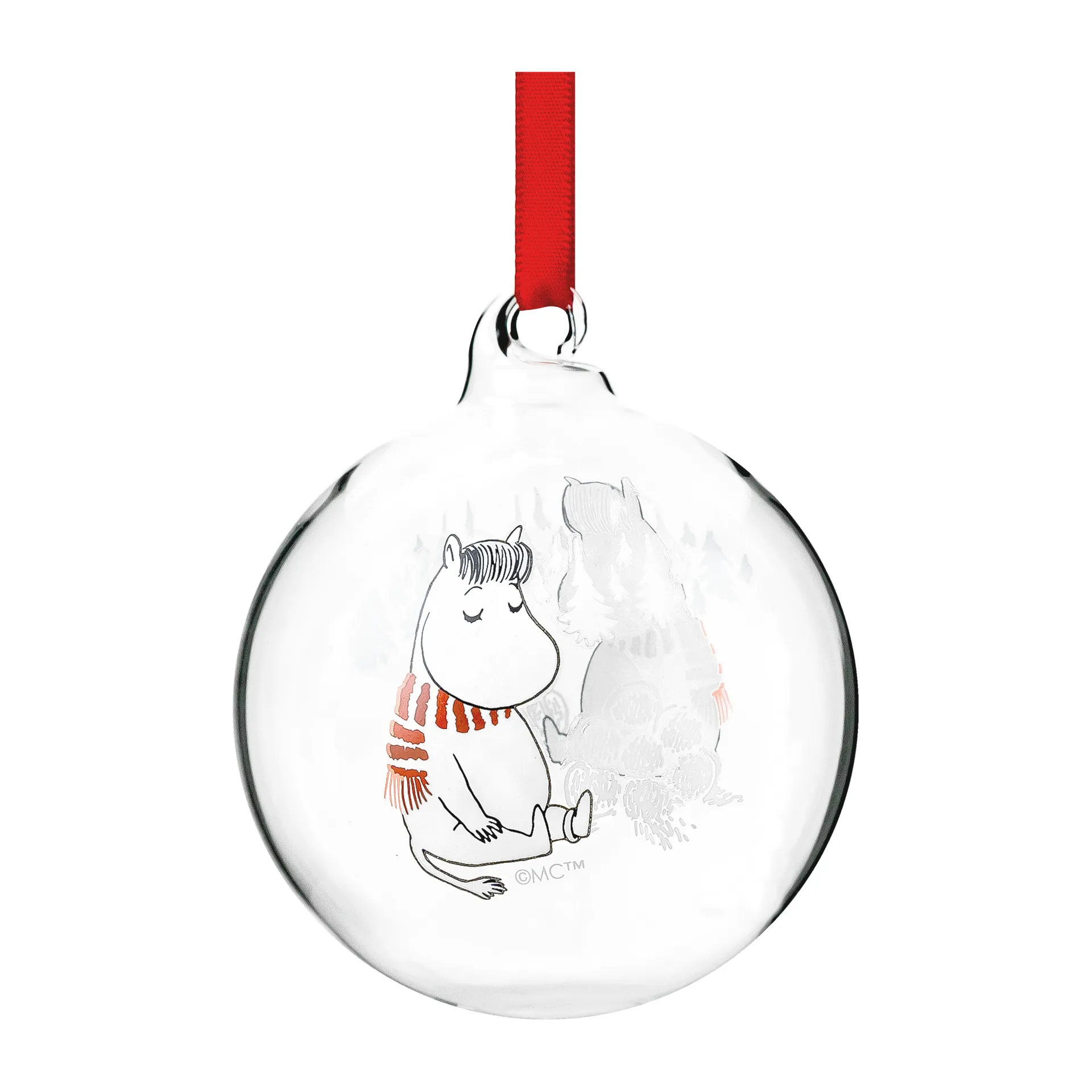 Moomin Christmas bauble Ø7 cm, Snorkmaiden Muurla