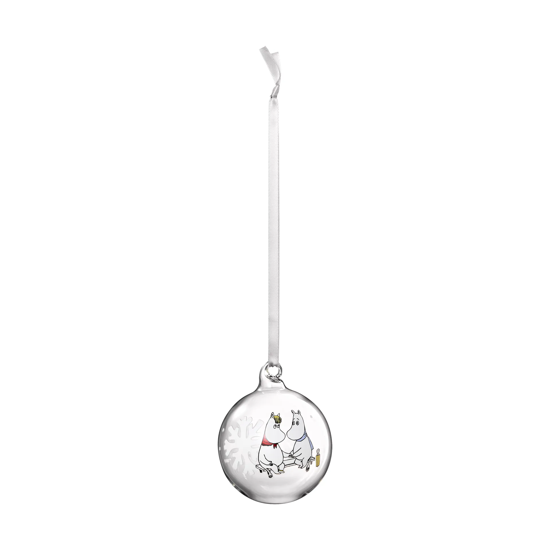 Moomin Christmas bauble Ø7 cm, Snowflake Muurla