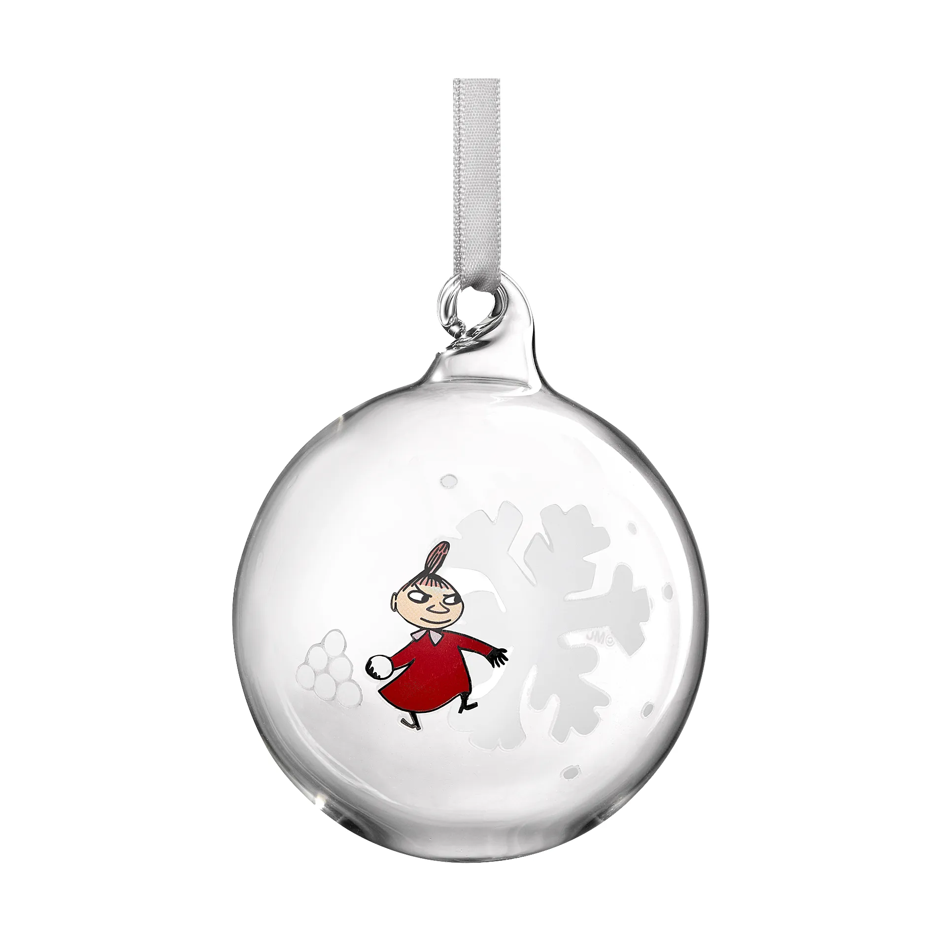 Moomin Christmas bauble Ø7 cm, Snowflake Muurla