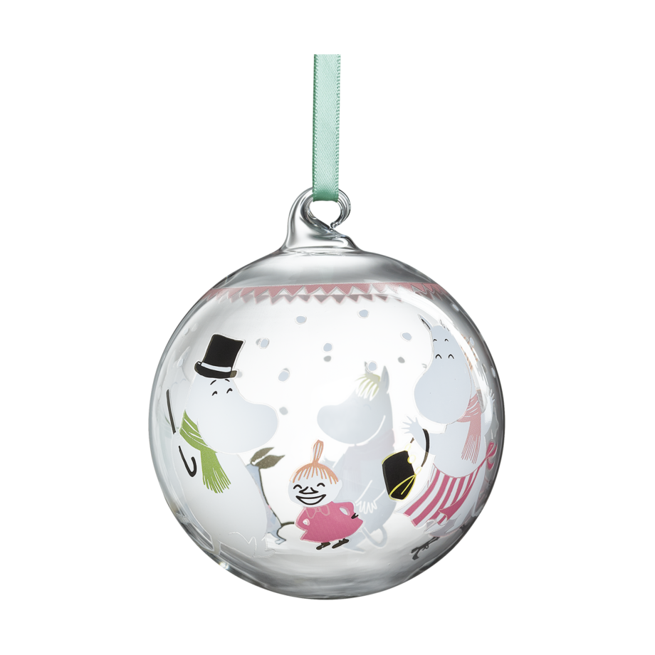 Muurla Moomin Christmas bauble o9 cm Festive spirits