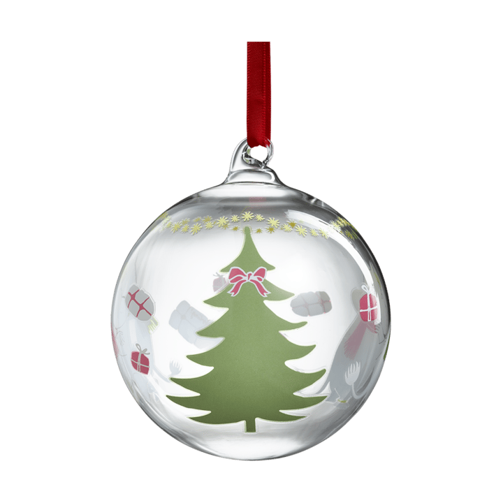 Moomin Christmas bauble Ø9 cm, Happy holidays Muurla