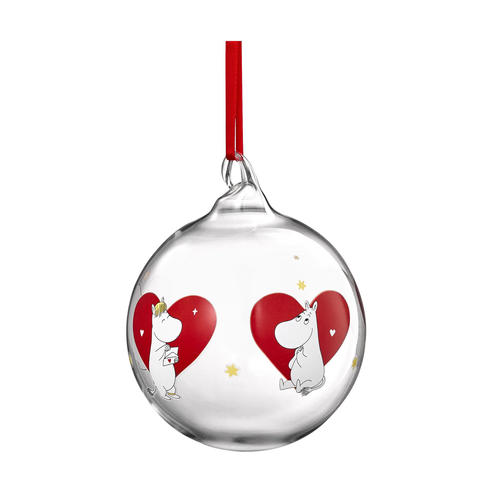 Moomin Christmas bauble Ø9 cm, Heart Muurla