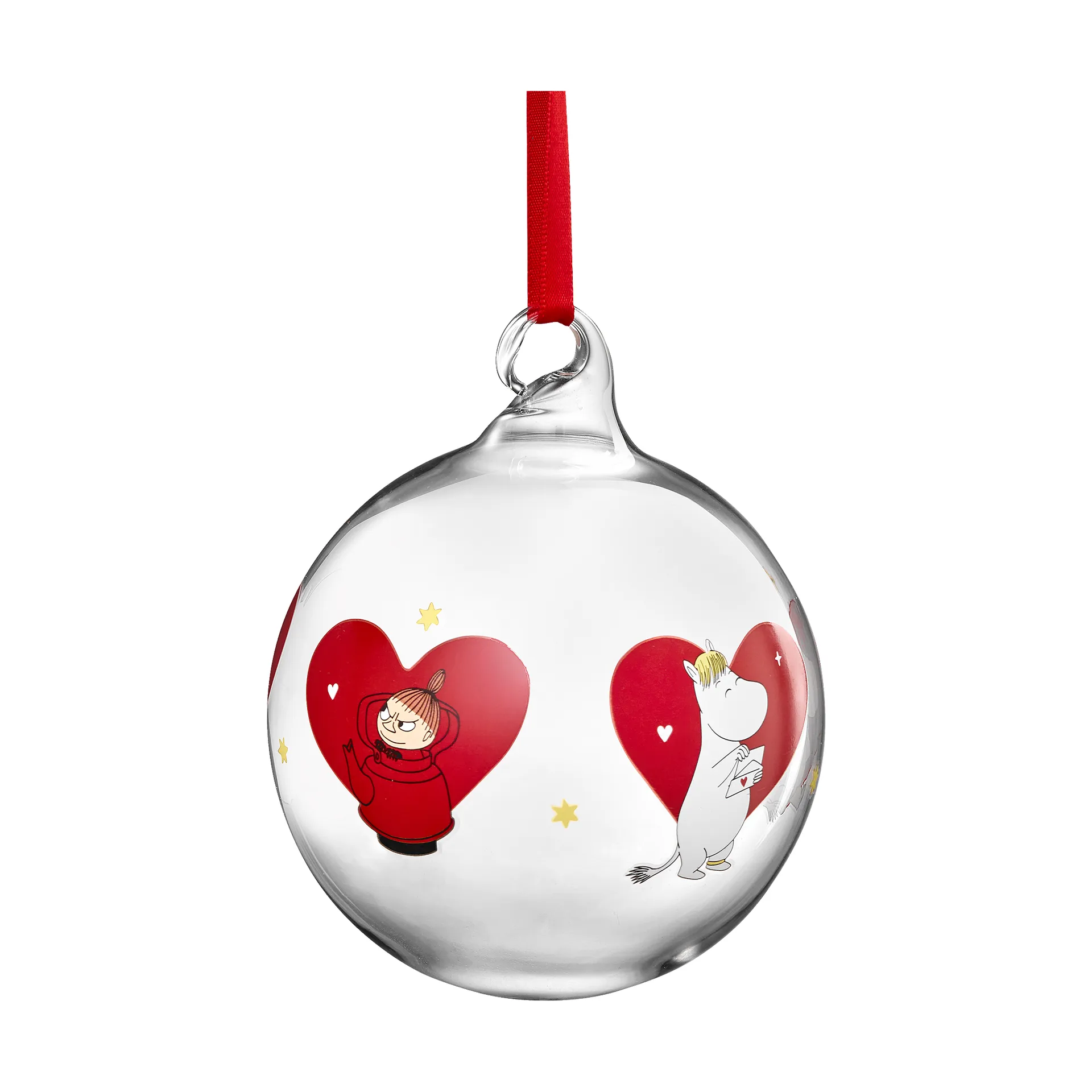 Moomin Christmas bauble Ø9 cm, Heart Muurla