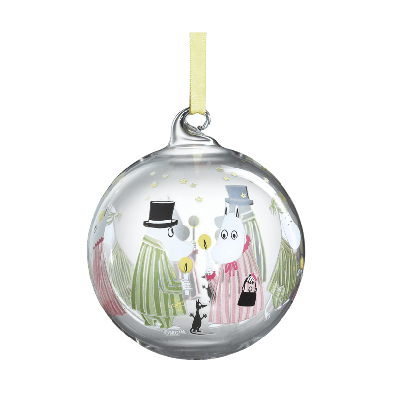 Muurla Moomin Christmas bauble Ø9 cm Pyjamas