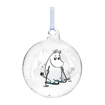 Moomin Christmas bauble Ø9 cm - Ski trip - Muurla