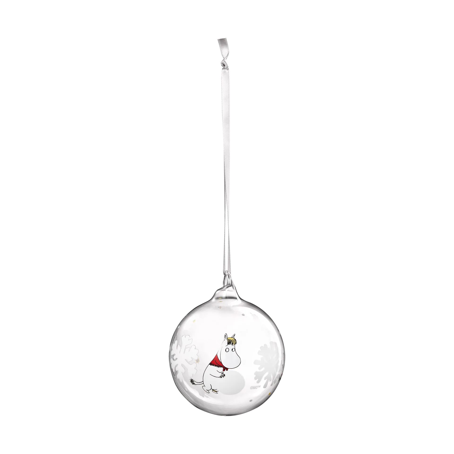 Moomin Christmas bauble Ø9 cm, Snowflake Muurla